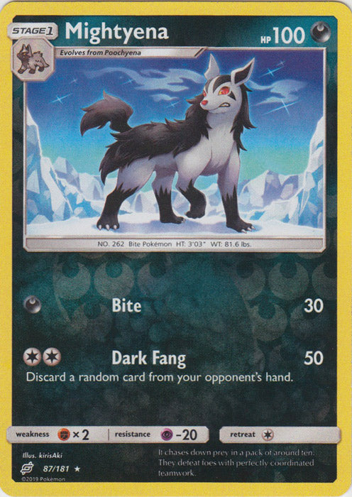 Mightyena - 87/181 - Rare - Reverse Holofoil