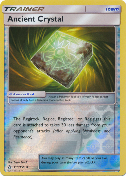 Ancient Crystal - 118/156 - Uncommon - Reverse Holofoil