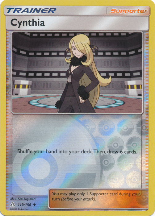 Cynthia - 119/156 - Uncommon - Reverse Holofoil