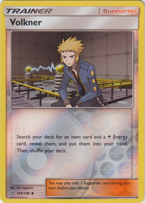 Volkner - 135/156 - Uncommon - Reverse Holofoil