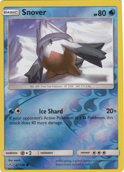Snover - 37/156 - Common - Reverse Holofoil