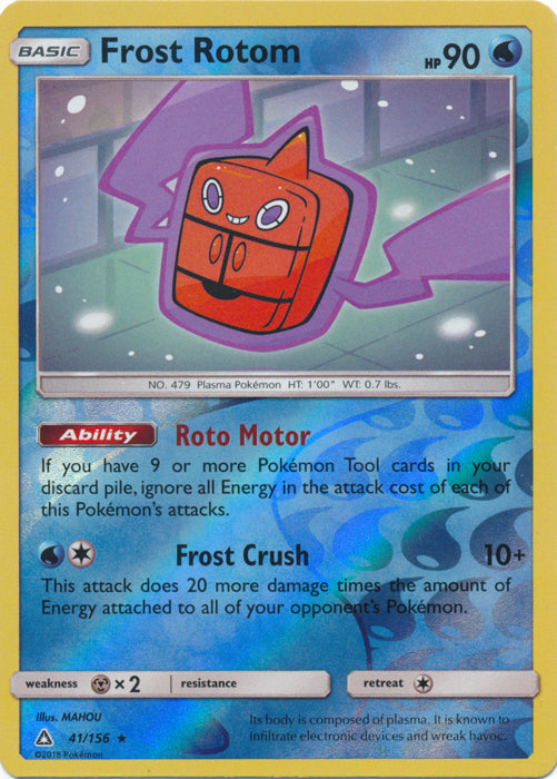 Frost Rotom - 41/156 - Rare - Reverse Holofoil