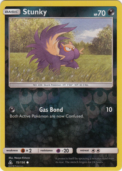 Stunky - 75/156 - Common - Reverse Holofoil