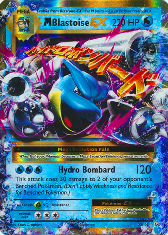 M Blastoise EX - 22/108 - Ultra Rare