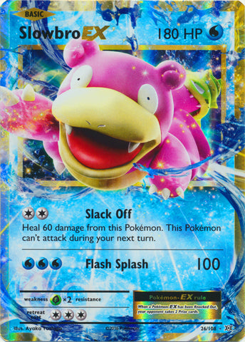 Slowbro EX - 26/108 - Ultra Rare