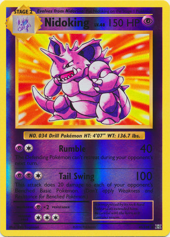 Nidoking - 45/108 - Holo Rare - Reverse Holofoil
