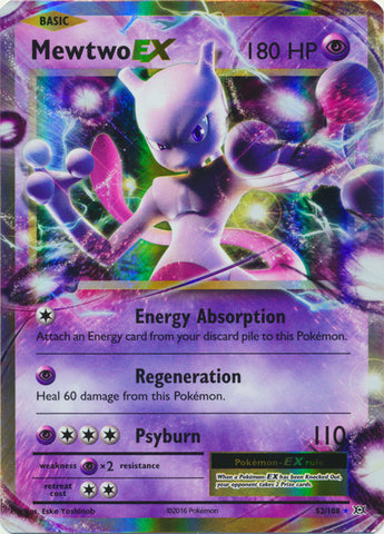 Mewtwo EX - 52/108 - Ultra Rare
