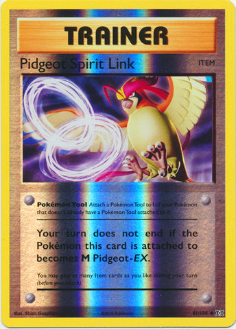 Pidgeot Spirit Link - 81/108 - Uncommon - Reverse Holofoil