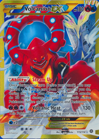 Volcanion EX - 115/114 - Secret Rare