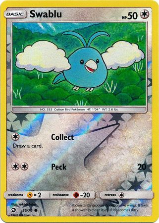 Swablu - 56/70 - Common - Reverse Holofoil