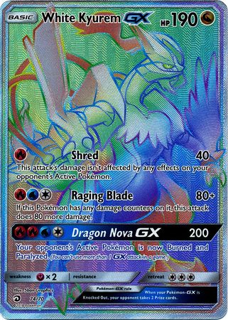 White Kyurem GX (Secret) - 74/70 - Secret Rare