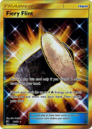 Fiery Flint (Secret) - 76/70 - Secret Rare