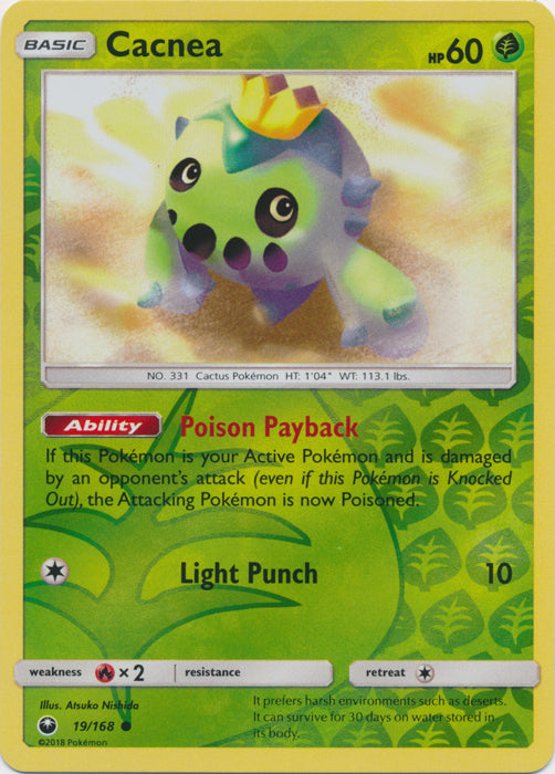 Cacnea - 19/168 - Common - Reverse Holofoil