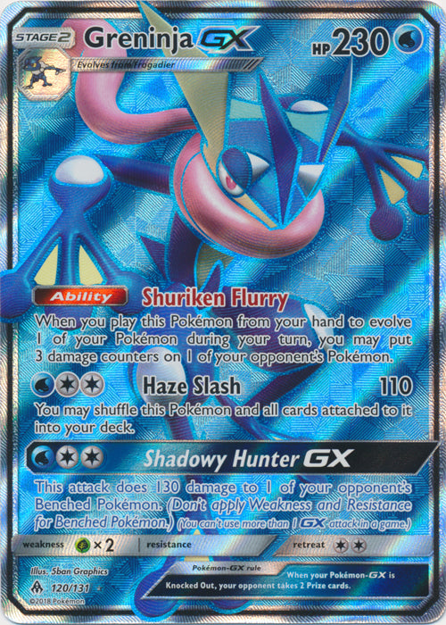 Greninja GX (Full Art) - 120/131 - Ultra Rare