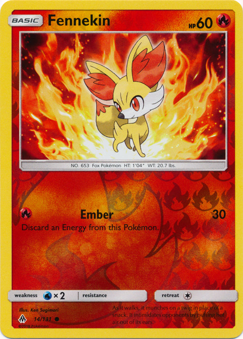 Fennekin - 14/131 - Common - Reverse Holofoil