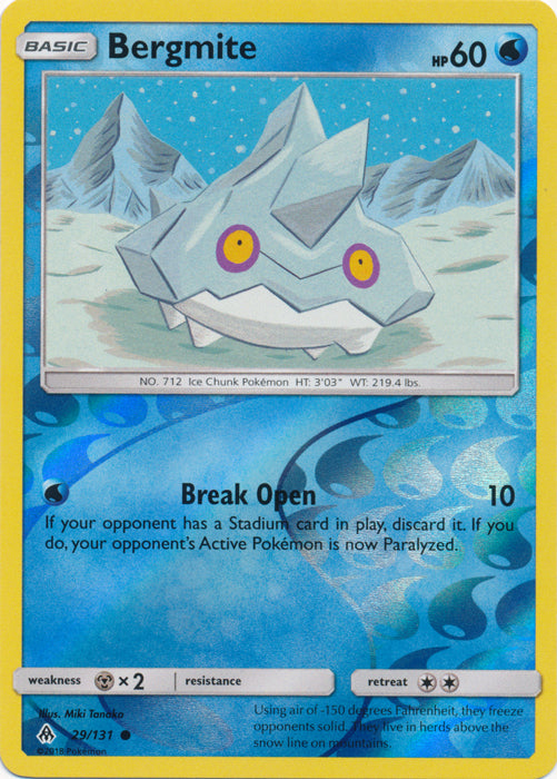 Bergmite - 29/131 - Common - Reverse Holofoil