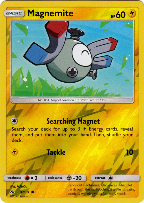 Magnemite - 34/131 - Common - Reverse Holofoil
