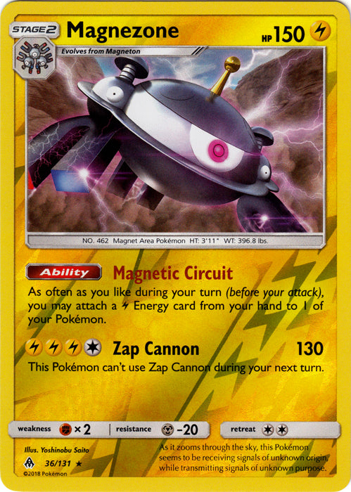 Magnezone - 36/131 - Holo Rare - Reverse Holofoil