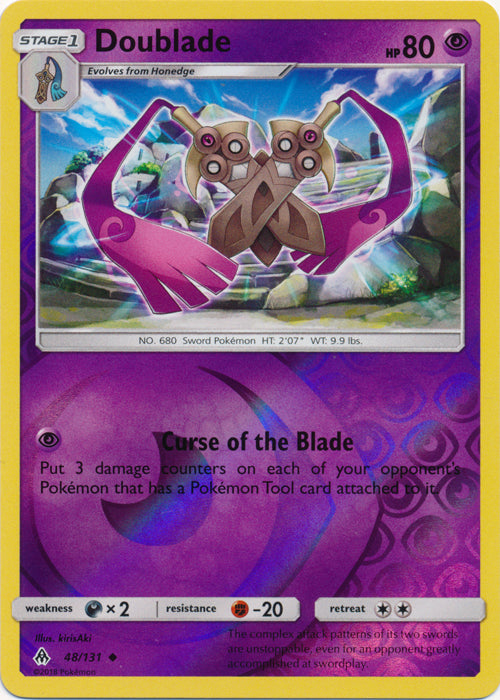 Doublade - 48/131 - Uncommon - Reverse Holofoil