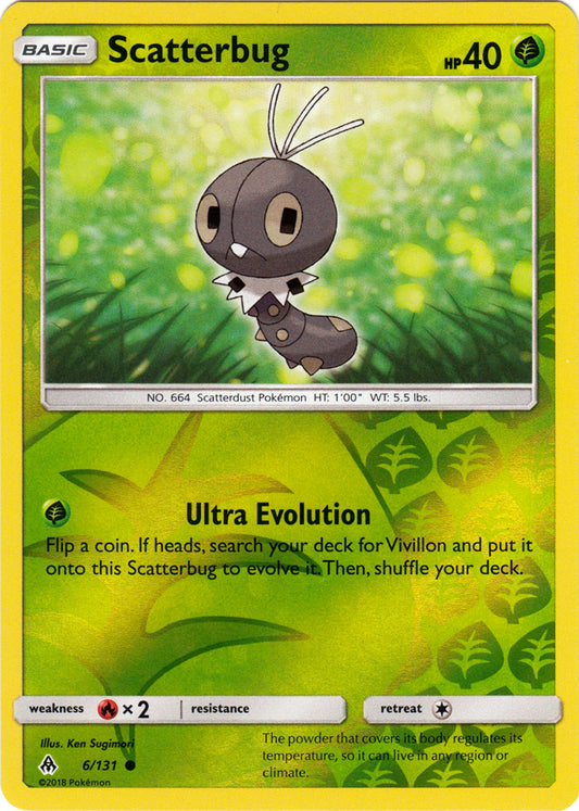 Scatterbug - 6/131 - Common - Reverse Holofoil