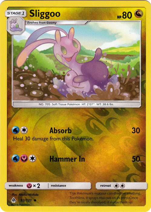 Sliggoo - 93/131 - Uncommon - Reverse Holofoil