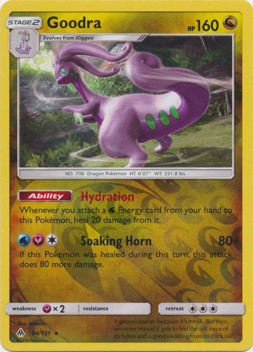 Goodra - 94/131 - Holo Rare - Reverse Holofoil