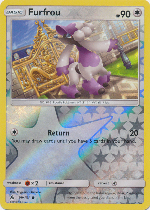 Furfrou - 99/131 - Common - Reverse Holofoil
