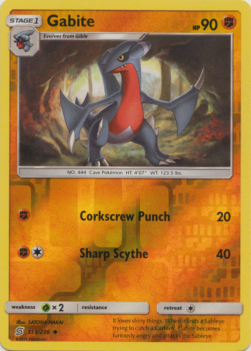 Gabite - 113/236 - Uncommon - Reverse Holofoil