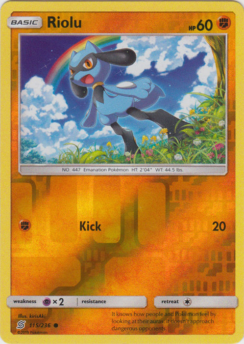 Riolu - 115/236 - Common - Reverse Holofoil