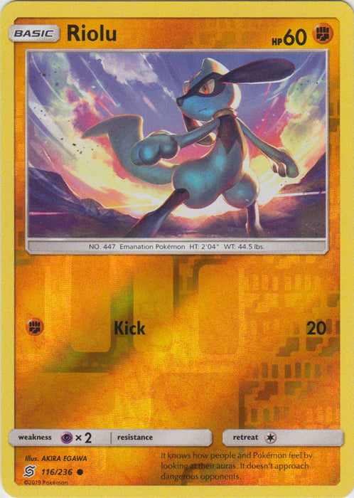 Riolu - 116/236 - Common - Reverse Holofoil