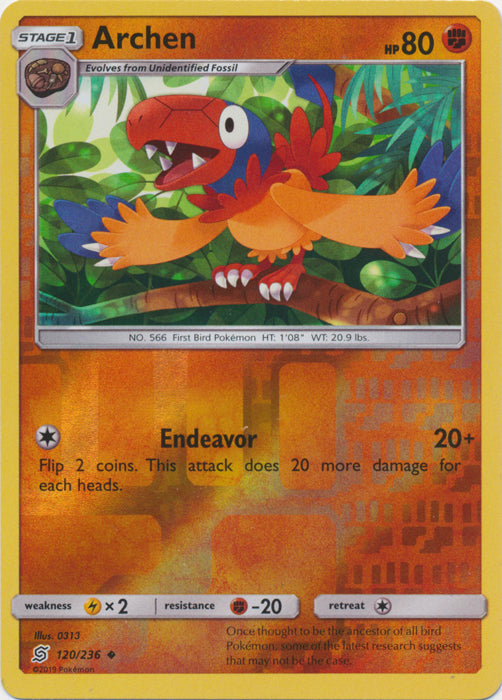 Archen - 120/236 - Uncommon - Reverse Holofoil