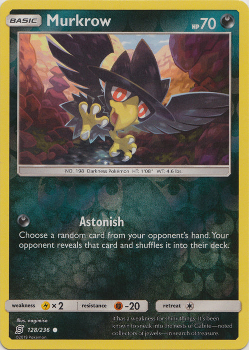Murkrow - 128/236 - Common - Reverse Holofoil