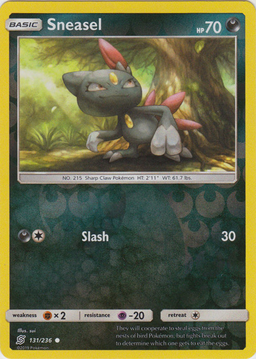 Sneasel - 131/236 - Common - Reverse Holofoil
