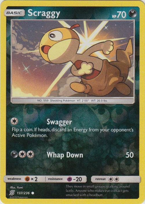 Scraggy - 137/236 - Common - Reverse Holofoil