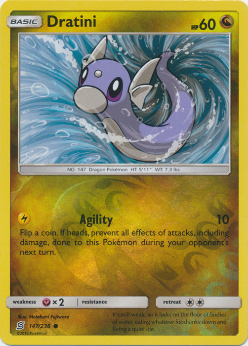 Dratini - 147/236 - Common - Reverse Holofoil