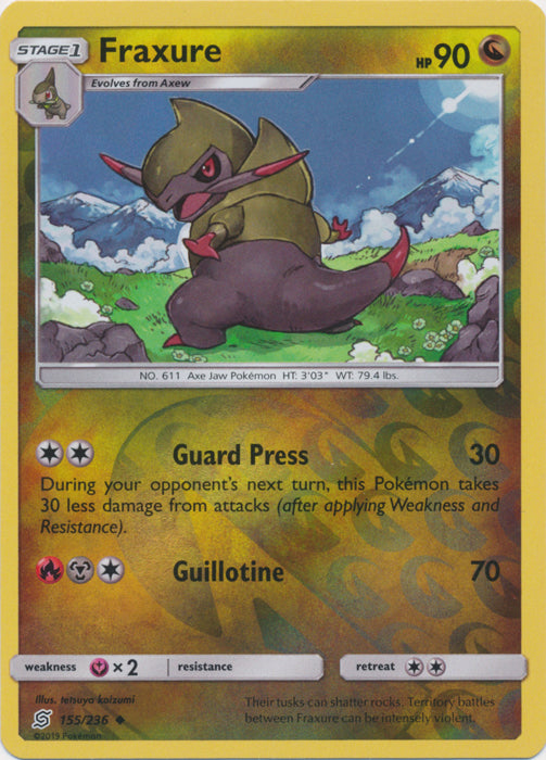 Fraxure - 155/236 - Uncommon - Reverse Holofoil