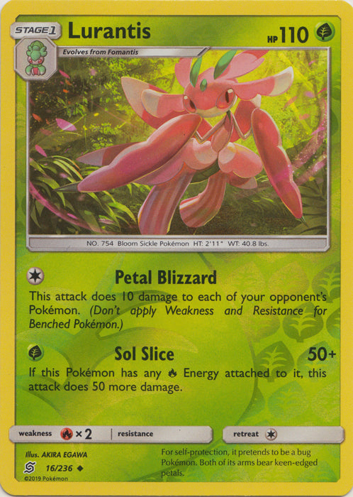 Lurantis - 16/236 - Uncommon - Reverse Holofoil