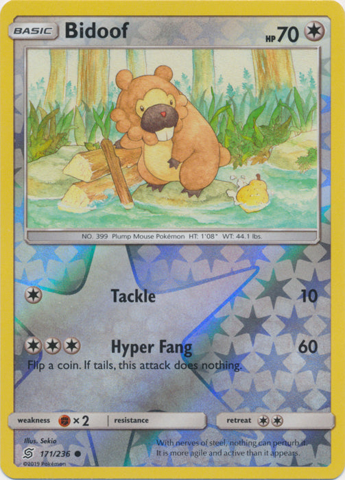 Bidoof - 171/236 - Common - Reverse Holofoil