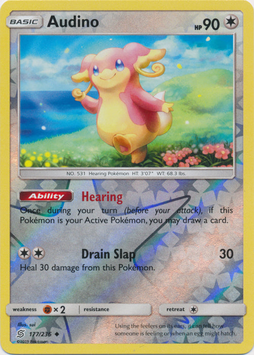 Audino - 177/236 - Uncommon - Reverse Holofoil