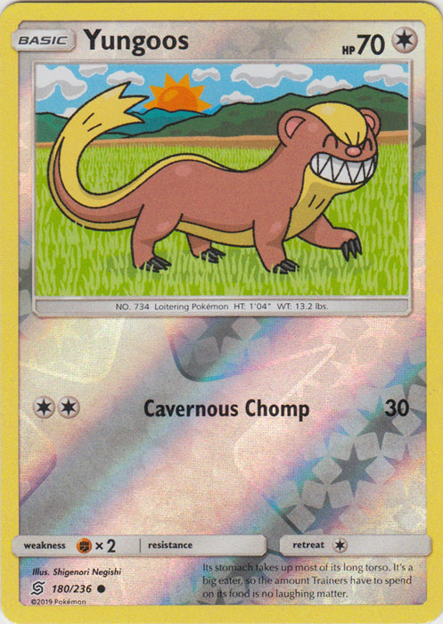 Yungoos - 180/236 - Common - Reverse Holofoil