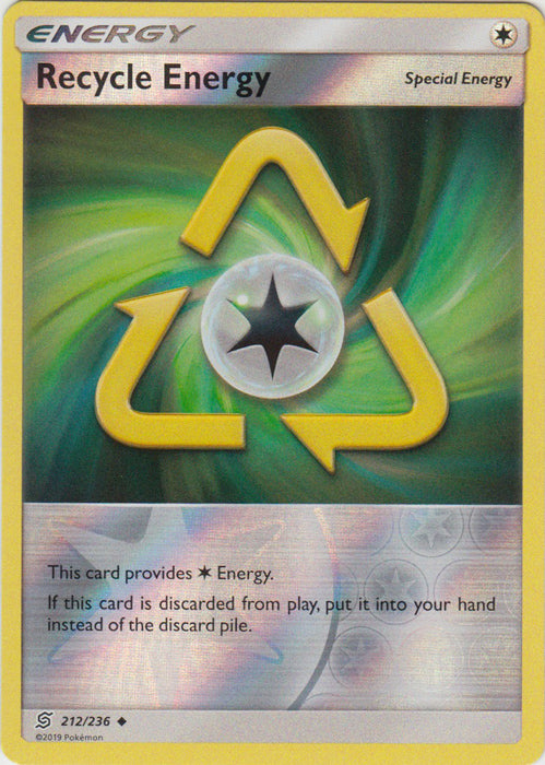 Recycle Energy - 212/236 - Uncommon - Reverse Holofoil