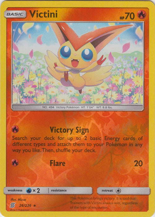 Victini - 26/236 - Reverse Holofoil Rare