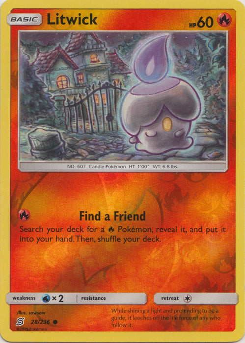 Litwick - 28/236 - Common - Reverse Holofoil