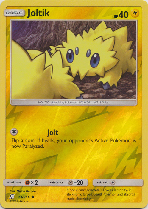 Joltik - 61/236 - Common - Reverse Holofoil