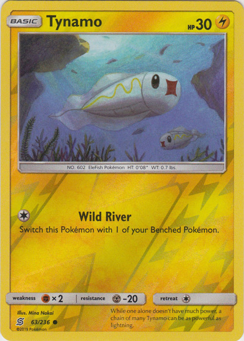 Tynamo - 63/236 - Common - Reverse Holofoil