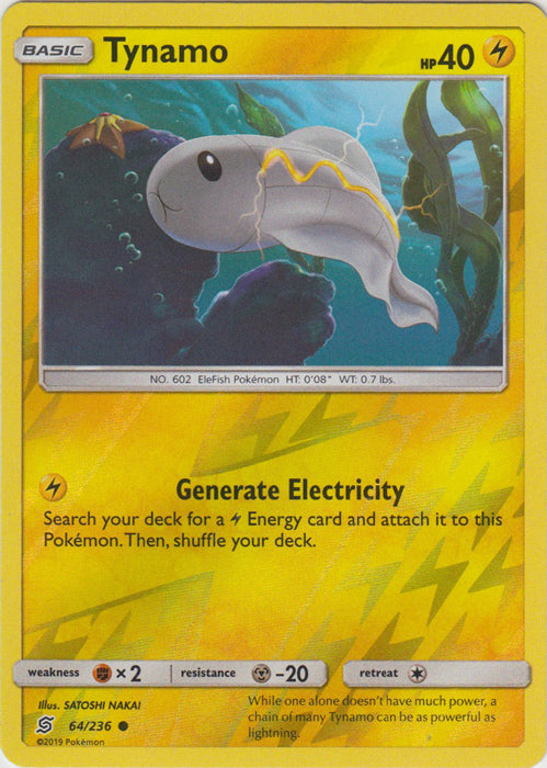 Tynamo - 64/236 - Common - Reverse Holofoil