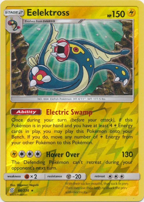 Eelektross - 66/236 - Reverse Holofoil Rare