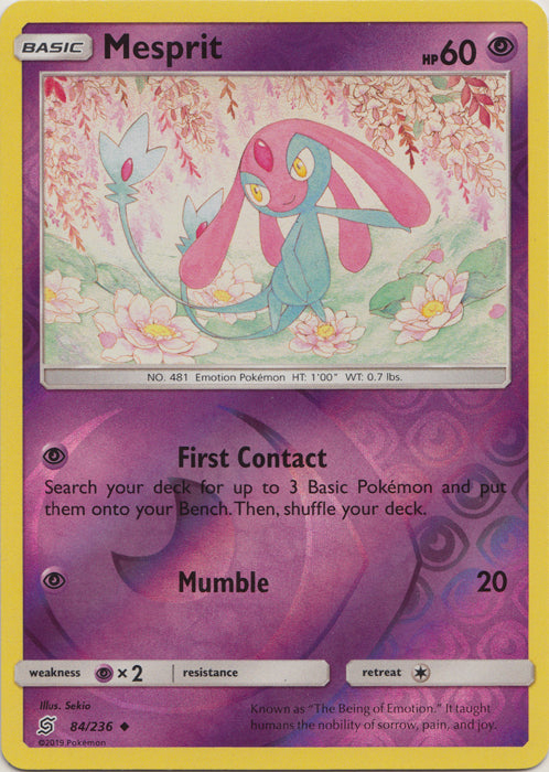 Mesprit - 84/236 - Uncommon - Reverse Holofoil