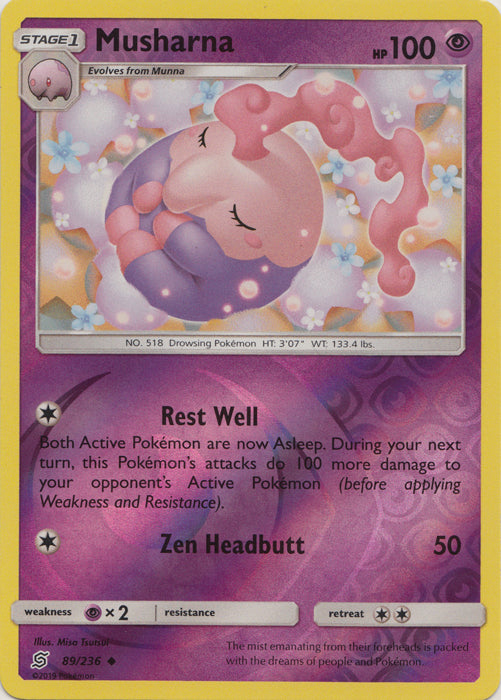 Musharna - 89/236 - Uncommon - Reverse Holofoil