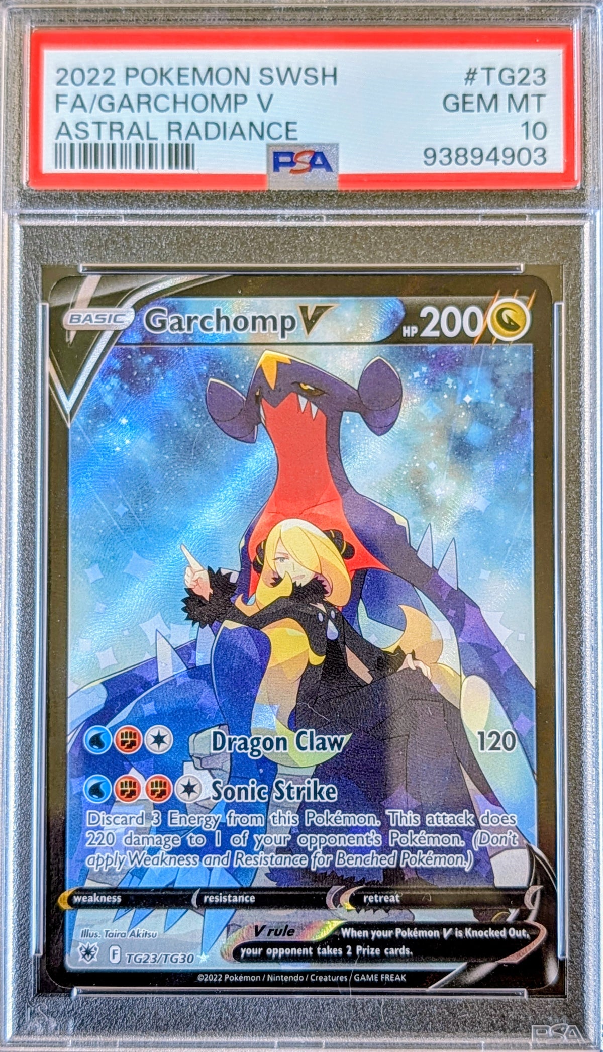 PSA 10 Garchomp V TG23/TG30